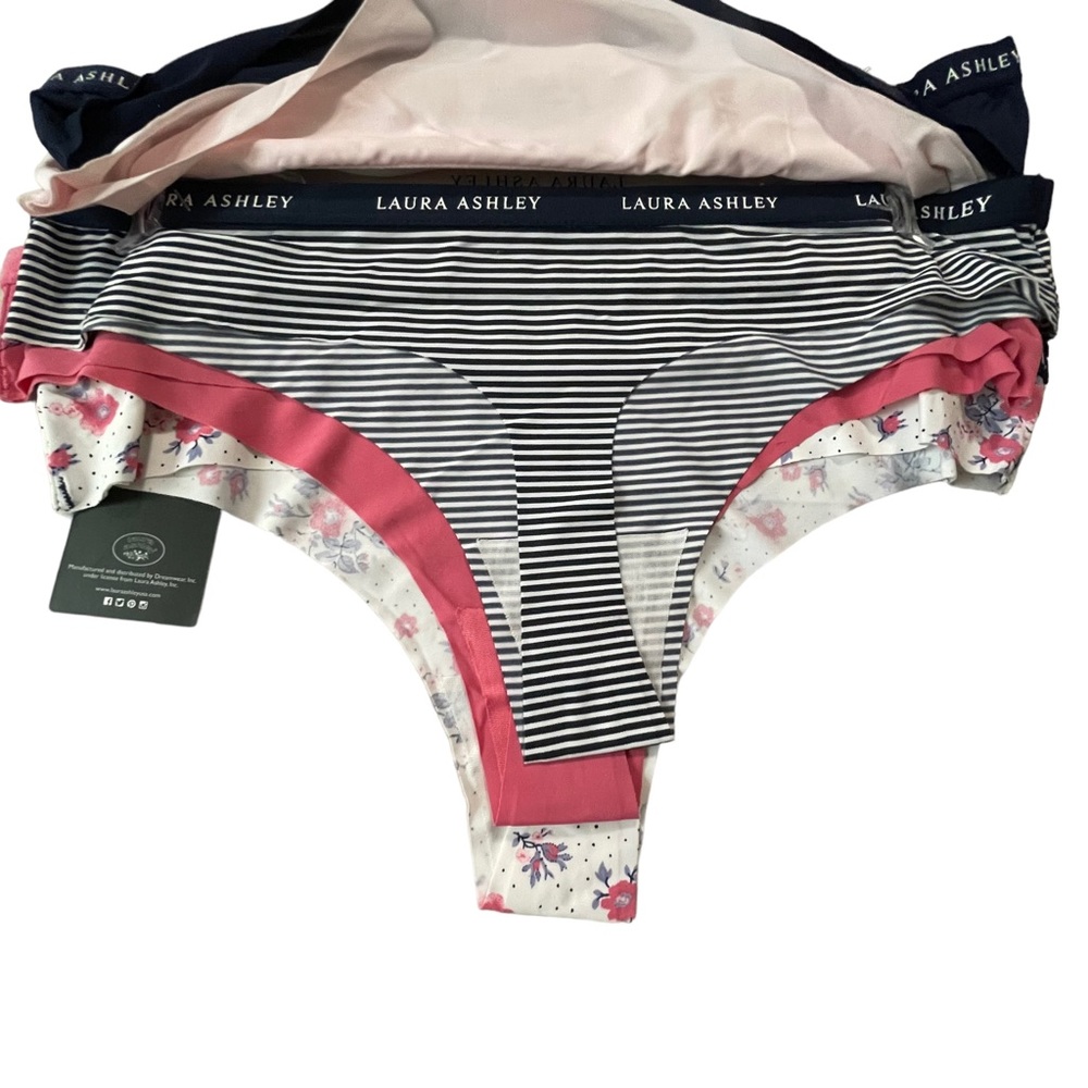 Laura Ashley 5 pack No-show panties Size Large - Picture 2 of 15